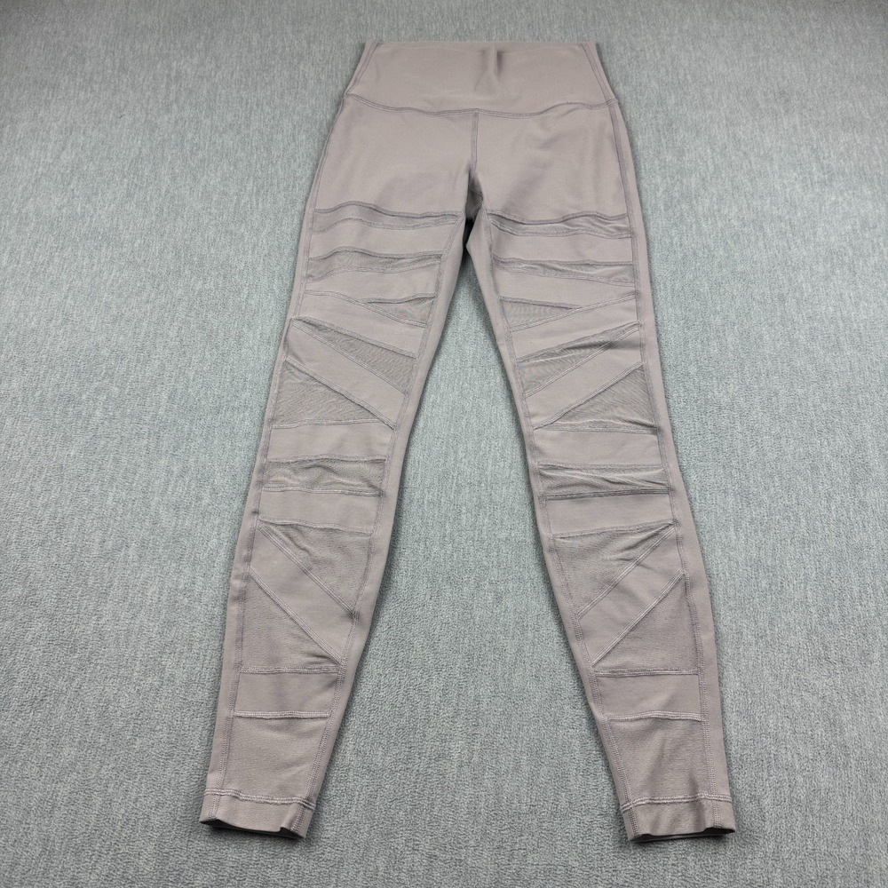 Lululemon Leggings‎ Womens 6 Light Purple Wunder Under High Rise Tech Mesh Pants